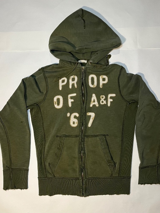 Abercrombie & Fitch Zip up Hoodie Mens S - Picture 1 of 3